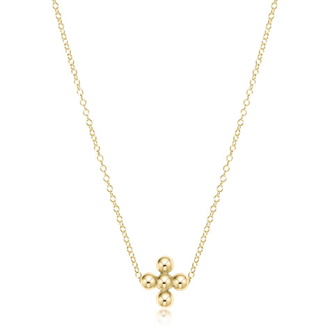 Gold Classic Diamante Cross Necklace in 2023  Cross necklace, Necklace,  Wide choker necklace