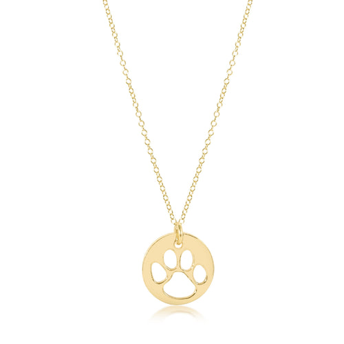 Bear Paw Print Necklace in 9ct Gold | Gold Boutique