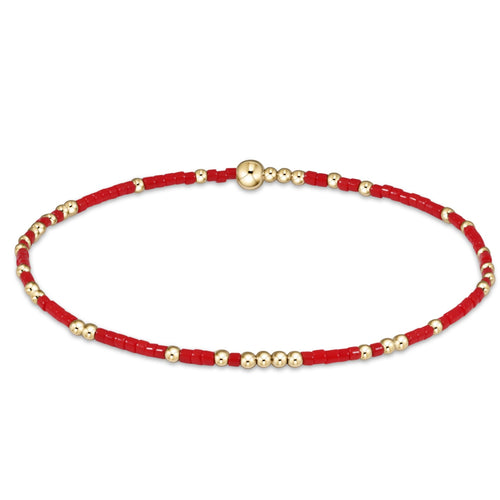 Hope Unwritten Bracelet - Bright Red