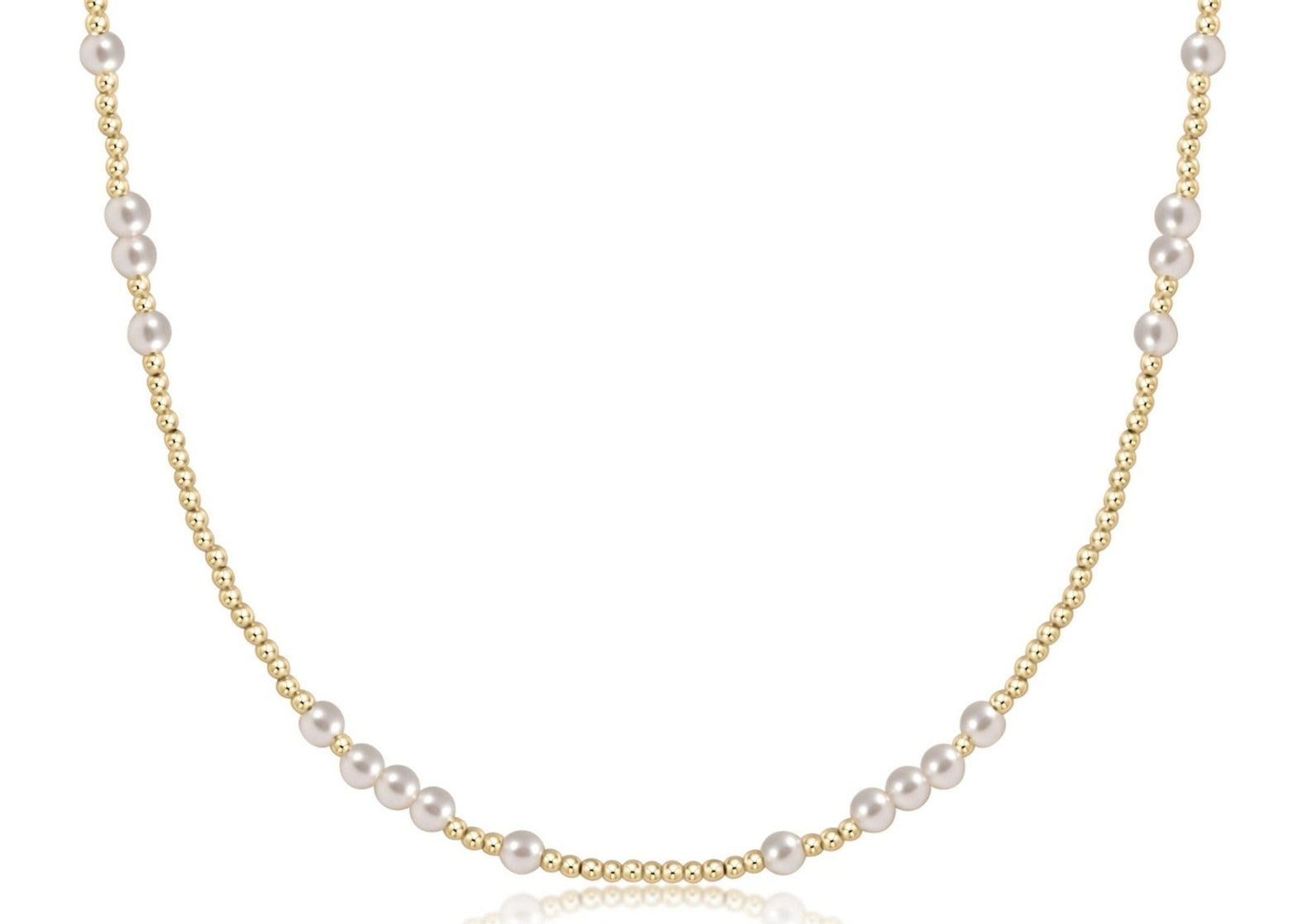 Choker Beaded - Hope Unwritten Pearl 4mm