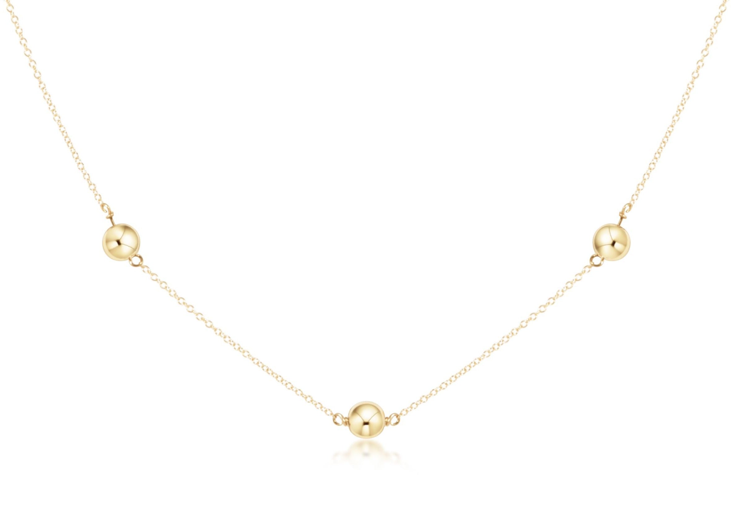 15" Choker Simplicity Chain Gold - Classic 6mm Gold
