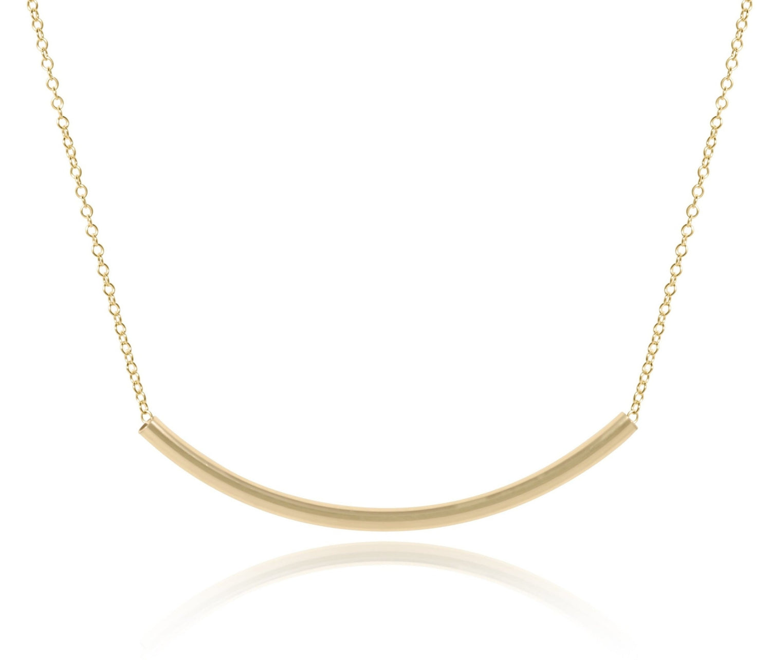 16" Necklace Gold - Bliss Bar Gold