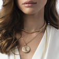 Choker Classic Gold 7mm Bead